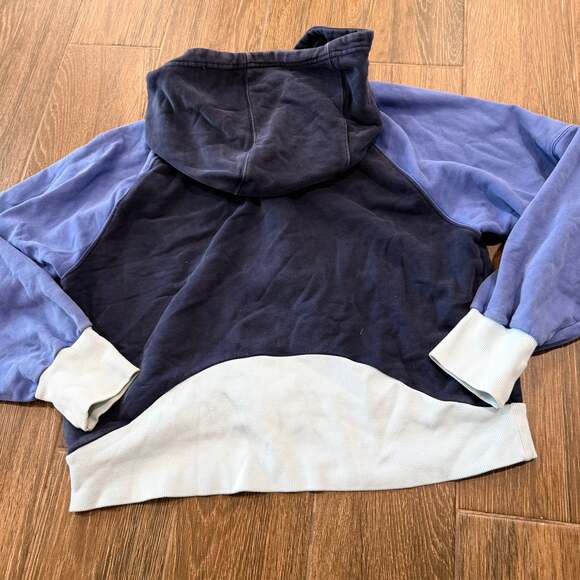 Offline by Aerie Throwback Colorblock 1/4 zip hoodie sweatshirt large - Picture 2 of 6